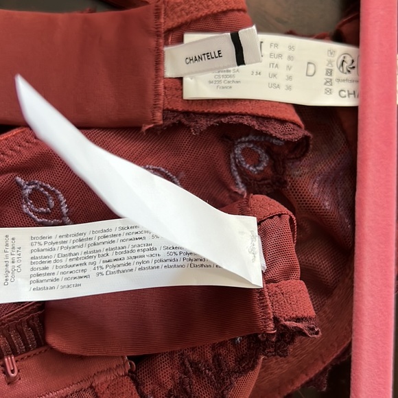 Chantelle Champs Elysees Unlined Lace Demi Bra - Picture 8 of 10